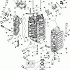 250 LONG (3.0L)(EFI) 0T861319 & Up Cylinder block and end cap