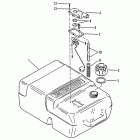 30A 689-321377 THRU 689-250100      (E) Fuel tank (plastic-6.6 gallon) (not original equipment t...