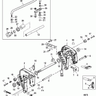 9.9 1B000001 & Up Кронштейн транца