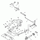 25 (2 CYL.) 1B000001 & Up Дроссель и приводная штанга переключения передач (перекл...