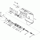 50 (4 CYL.) 5531630 AND UP Корпус редуктора , гребной вал
