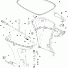 100 EFI (4-STROKE) 1B227000 THRU 1B366822 Нижняя часть колпака