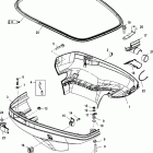 200 (3.0L DFI)(DTS) 1B417702 THRU 1B504988 Нижняя часть колпака