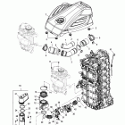 200 VERADO (4-STROKE)(6 CYL.) 0T980000 THRU 1B226999 Induction components