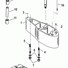 100 EFI (4-STROKE) 1B366823 & Up Extension kit-5 inch, driveshaft housing  12092a19