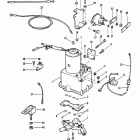 50 (3 CYL.) 7208333 THRU 0A721307 Компоненты механизма гидроподъема Power Trim