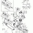 100 (4 CYL.) 0B209468 THRU 0D283221 Power trim components(three ram power trim design i)