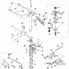 15 (4-STROKE) 0G590000 THRU 0G760299 Поворотный кронштейн