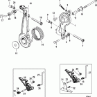 50 (3 CYL.) 1B000001 & Up Рычаг дросселя и приводная штанга