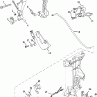 45 BODENSEE (4-STROKE) 0G760300 THRU 0T178499 Linkage, non-bigfoot