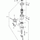 40B (THRU PROP. EXHAUST) E-676-B100461 THRU B102785 Electric starter motor