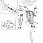200 VERADO (4-STROKE)(4 CYL.) 1B517159 & Up Adaptor plate-lower