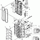 100 EFI (4-STROKE) 1B227000 THRU 1B366822 Головка цилиндра