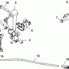 40 EFI (3 CYL.)(4-STROKE) 1C049739 & Up Throttle linkage, tiller