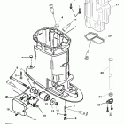 200 (DFI) 0G386496 THRU 0G589999 Drive shaft housing and exhaust tube (s / n-0g509800 & u...