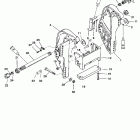 50 (4-STROKE)(4 CYL.) 0T178500 THRU 0T598999 Кронштейн крепления к транцу