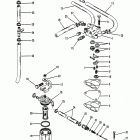 50 (3 CYL.) 7208333 THRU 0A721307 Fuel pump, fuel filter and fuel lines