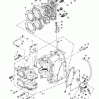 60 (2 CYL.) E-675-00101 THRU E-675-001170 Crankcase and cylinder head