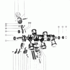 115 (6 CYL.) 7147988 THRU 7208847 Коленчатый вал, поршни и шатуны