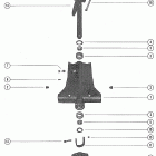 115 (6 CYL.) 5314656 THRU 5600966 Поворотный кронштейн в сборе