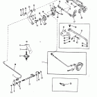 20 (2 CYL.) 0B238464 THRU 0G044026 Дроссель и приводня штанга механизма переключения переда...