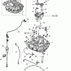 200 VERADO (4-STROKE)(6 CYL.) 0T980000 THRU 1B226999 Масляный насос и верхняя пластина переходника