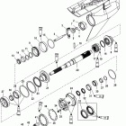 200 VERADO (4-STROKE)(4 CYL.) 1B517159 & Up Корпус редуктора, вал гребного винта - обратное вращение