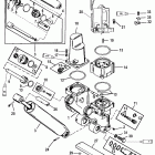 225 (3.0L EFI) 0G129222 THRU 0G760299 Компоненты механизма гидроподъема Power Trim