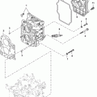 15 Carb(2CYL)(4-STROKE) 0R235949 & Up Головка цилиндра