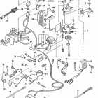 9.9 (4-STROKE)(209cc) 0R042475 & Up Electrical components, electric start models