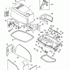 60 (3 CYL.) 0T980000 & Up Cowl, top and bottom