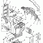 50 (3 CYL.) 0A721308 & Up Cowl support brackets