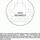 225 (3.0L EFI) 0G129222 THRU 0G760299 Gear housing chart(s / n-0g438000 and up)