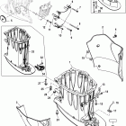 200 VERADO (4-STROKE)(6 CYL.) 1B517434 & Up Корпус вертикального вала