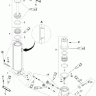 55 (3 CYL.) 0G290585  THRU 0G589999 Manual tilt components (design ii)
