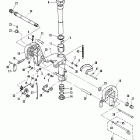 20C (THRU PROP. EXHAUST) 6A9-000101 THRU 010111 Clamp and swivel bracket / reverse lock