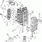200 (DFI) 3.0L 1B504989 & Up Cylinder block and end cap