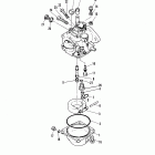 40B (CDI IGNITION/THRU PROP. EXHAUST) 676-B102786 AND UP      (E Карбюратор