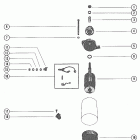 140 5443030 AND UP Starter motor assembly, complete