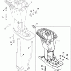 45 BODENSEE (4-STROKE) 0G760300 THRU 0T178499 Корпус вертикального вала