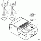 9.9 1B000001 & Up Топливный бак в сборе (3,2 галлонов)