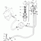 25C (THRU PROP. EXHAUST) 695-250101 THRU 253861 Fuel lines and filter