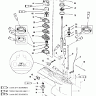 105 JET 0G303046 THRU 0G760299 Gear housing(driveshaft-standard-s / n-0g438000 & up)
