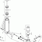 55 (3 CYL.) 0G760300 THRU 0T979999 Компоненты механизма гидроподъема (с ручным )