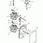 50 (3 CYL.) 7208333 THRU 0A721307 Carburetor linkage and choke solenoid