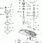 40 ITALY (4-STROKE) 0G760300 THRU 0T178499 Gear housing, driveshaft - 1.83:1 gear ratio - non bigfo...