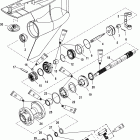 200 (3.0L DFI)(DTS) 1B417702 THRU 1B504988 Корпус редуктора, вал гребного винта - стандартное враще...