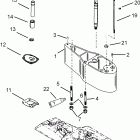 60 EFI (4 CYL.)(4-STROKE) 1C050252 & Up Extension kit-5 inch, driveshaft housing  12092a20