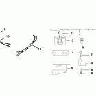90 (3 CYL.) 0D283222 THRU 0G760299 Tiller handle adaptor kit (jet 65)
