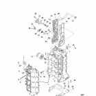 115 EFI (4-STROKE) 0T178500 THRU 0T800999 Блок цилиндров